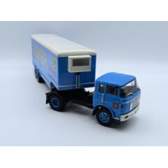 1:43 Масштабная модель BERLIET Tr12 Truck Semi-frigo Jus De Fruits Joker Transports (1964), blue