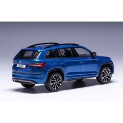 1:43 Масштабная модель SKODA Kodiaq Sportline 4х4 2018 Blue Metallic
