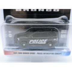 1:64 Масштабная модель FORD Bronco Sport "Police Interceptor Concept" 2021 (Greenlight!!!)