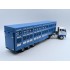 1:43 Масштабная модель VOLVO F89 Truck Commerce D'ovins Du Larzac Millau - Livestock Transporter - Trasporto Animali (1978), light blue / white