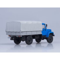 1:43 Масштабная модель 3308 4х4 (двигатель ЗМЗ-513) бортовой с тентом, (синий)