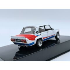 1:43 Масштабная модель Волжский 2105 VFTS (1983), white red blue