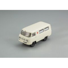 1:43 Масштабная модель Советский автомобиль тип 450A «Скорая Медицинская Помощь» (интерьер гражданской скорой) - г. Аксай - 1967 г.