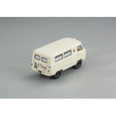 1:43 Масштабная модель Советский автомобиль тип 450A «Скорая Медицинская Помощь» (интерьер гражданской скорой) - г. Аксай - 1967 г.