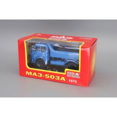 1:43 Масштабная модель МАЗ 503А самосвал (1975), синий