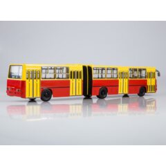 1:43 Масштабная модель Автобус Икарус-280, красно-жёлтый