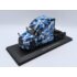 1:43 Масштабная модель седельный тягач FREIGHTLINER Cascadia 2018 Blue/White/Black