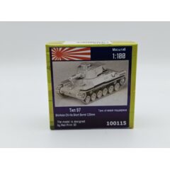 1:100 Сборная модель Японский танк огневой поддержки Тип 97 Shinhoto Chi-Ha Short Barrel 120 mm