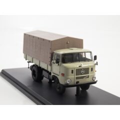 1:43 Масштабная модель IFA W50L бортовой с тентом (серый)