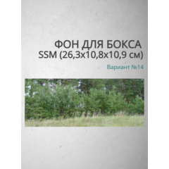 Фон для бокса SSM (26,3x10,8x10,9 см), вариант №14
