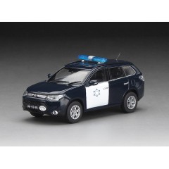1:43 Масштабная модель MITSUBISHI Outlander III "Macau Customs Department" (таможня Макао) 2020