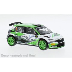 1:43 Масштабная модель SKODA Fabia RS Rally2 Evo #1 "Skoda Motorsport" Kopecky/Hlousek победитель Rally Bohemia 2021