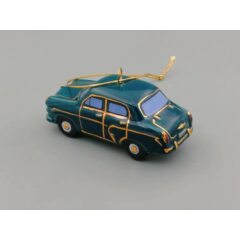 Елочная игрушка "Москвич 407" синий
