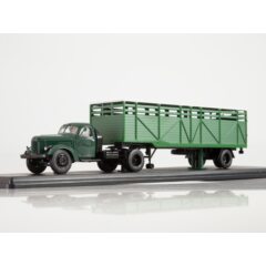 1:43 Масштабная модель ЗИЛ-ММЗ-164АН с полуприцепом ОДАЗ-857Б