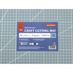 Коврик для резки DeMauri Серо-синий,  формат А1, 5 слоёв