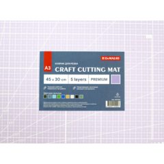 Коврик для резки DeMauri Лавандовый,  формат А3, 5 слоёв