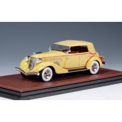 1:43 Масштабная модель AUBURN 851 SuperCharged Phaeton (закрытый) 1935 Yellow