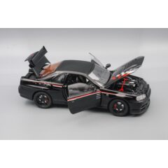 1:24 Модель Nissan Skyline GT-R, чёрный, 21 см.