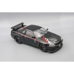 1:24 Модель Nissan Skyline GT-R, чёрный, 21 см.