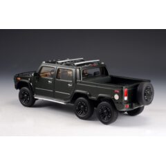 1:43 Масштабная модель HUMMER H2 SUT6 Pick-up 6x6 2012 Black