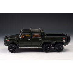 1:43 Масштабная модель HUMMER H2 SUT6 Pick-up 6x6 2012 Black