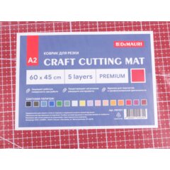 Коврик для резки DeMauri Спелая вишня, формат А2, 5 слоёв