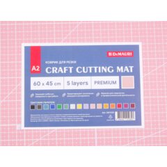 Коврик для резки DeMauri розовый, формат А2, 5 слоёв