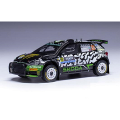 1:43 Масштабная модель SKODA Fabia RS Rally2 #20 "Toksport WRT" Solberg/Edmondson 7 место Safari Rally 2024