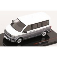 1:43 Масштабная модель VW T6 Multivan 2017 White/Grey Metallic