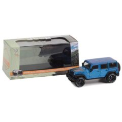 1:43 Масштабная модель JEEP Wrangler 4x4 Unlimited "Black Bear Edition" 5-дв. (Hard Top) 2016 Hydro Blue Pearl