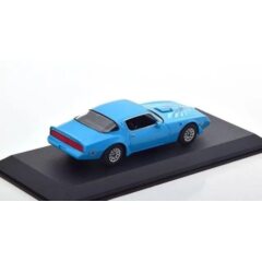1:43 Масштабная модель PONTIAC Firebird Trans Am Hardtop 1979 Atlantis Blue with Hood Phoenix