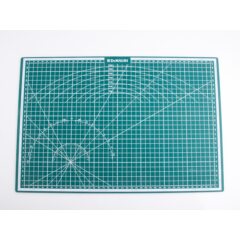 Коврик для резки DeMauri темно-зеленый, формат А3, 5 слоёв