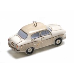 Ёлочная игрушка "Москвич 407" белый