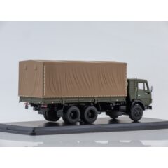 1:43 Масштабная модель КАМАЗ-53212 бортовой (с тентом)
