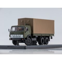 1:43 Масштабная модель КАМАЗ-53212 бортовой (с тентом)