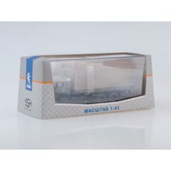 1:43 Масштабная модель КАМАЗ-53212 бортовой (с тентом)