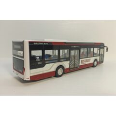 1:42 Масштабная модель Электробус Zhong Tong, красно-белый