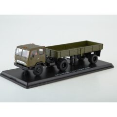 1:43 Масштабная модель КАЗ-608В с полуприцепом ОДАЗ-885