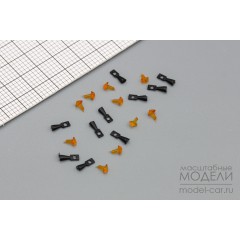 1:43 Габаритный огонь ОГ-22 (оранжевый), комплект 10шт