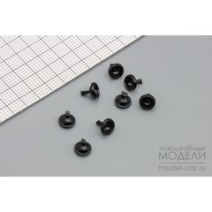 1:43 Корпус фары ФГ (под линзу Ornst models 4мм). комплект 8 шт.