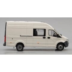 1:43 Масштабная модель ГАЗель Next A32R32 грузопассажирская, белый