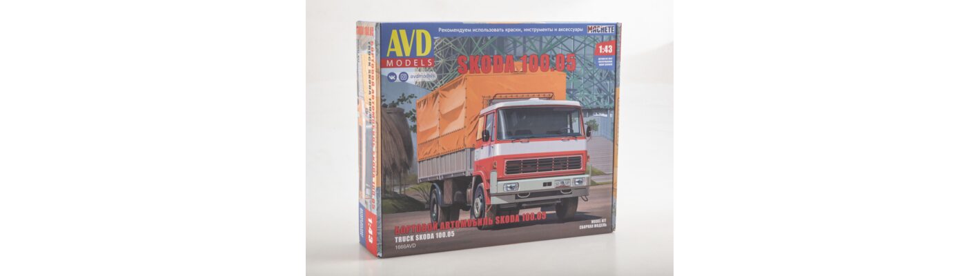 Бортовой автомобиль SKODA 100.05 от AVD Models!
