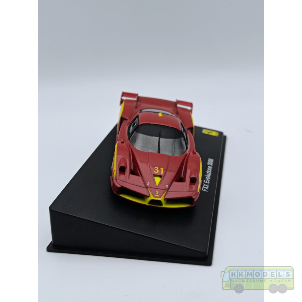 1:43 Масштабная модель FERRARI FXX Evoluzione #31 2008 Red