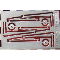 1:43 Фототравление Дворники для МАЗ-6422, матовый никель