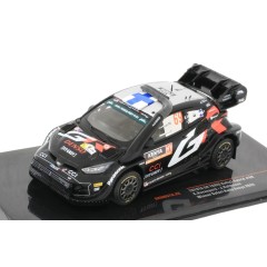 1:43 Масштабная модель TOYOTA GR Yaris Rally1 Hybrid #69 "Toyota Gazoo Racing WRT" Rovanperä/Halttunen победитель Safari Rally Kenya 2024