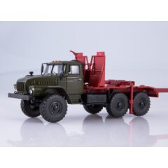 1:43 Масштабная модель 43204-10 лесовоз с прицепом-роспуском