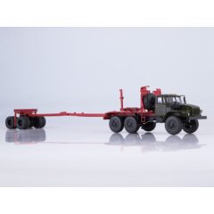 1:43 Масштабная модель 43204-10 лесовоз с прицепом-роспуском