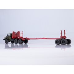 1:43 Масштабная модель 43204-10 лесовоз с прицепом-роспуском