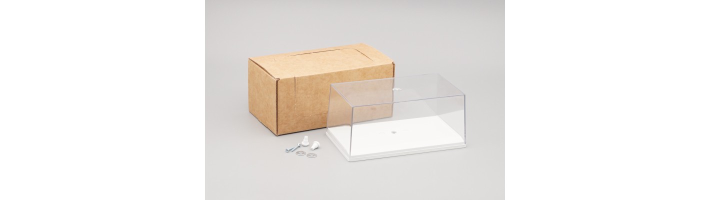 Пластиковый Бокс для моделей белый подиум от SB box!