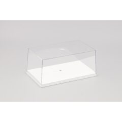 Пластиковый Бокс для моделей белый подиум (155 х 90 х 70 мм)